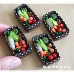 ミニチュア　かご入り野菜と果物②