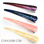 	 コンコルド くちばし ヘア クリップ 髪留め ヘア ヘアクリップ ホログラム ラメ 1個 hap-90