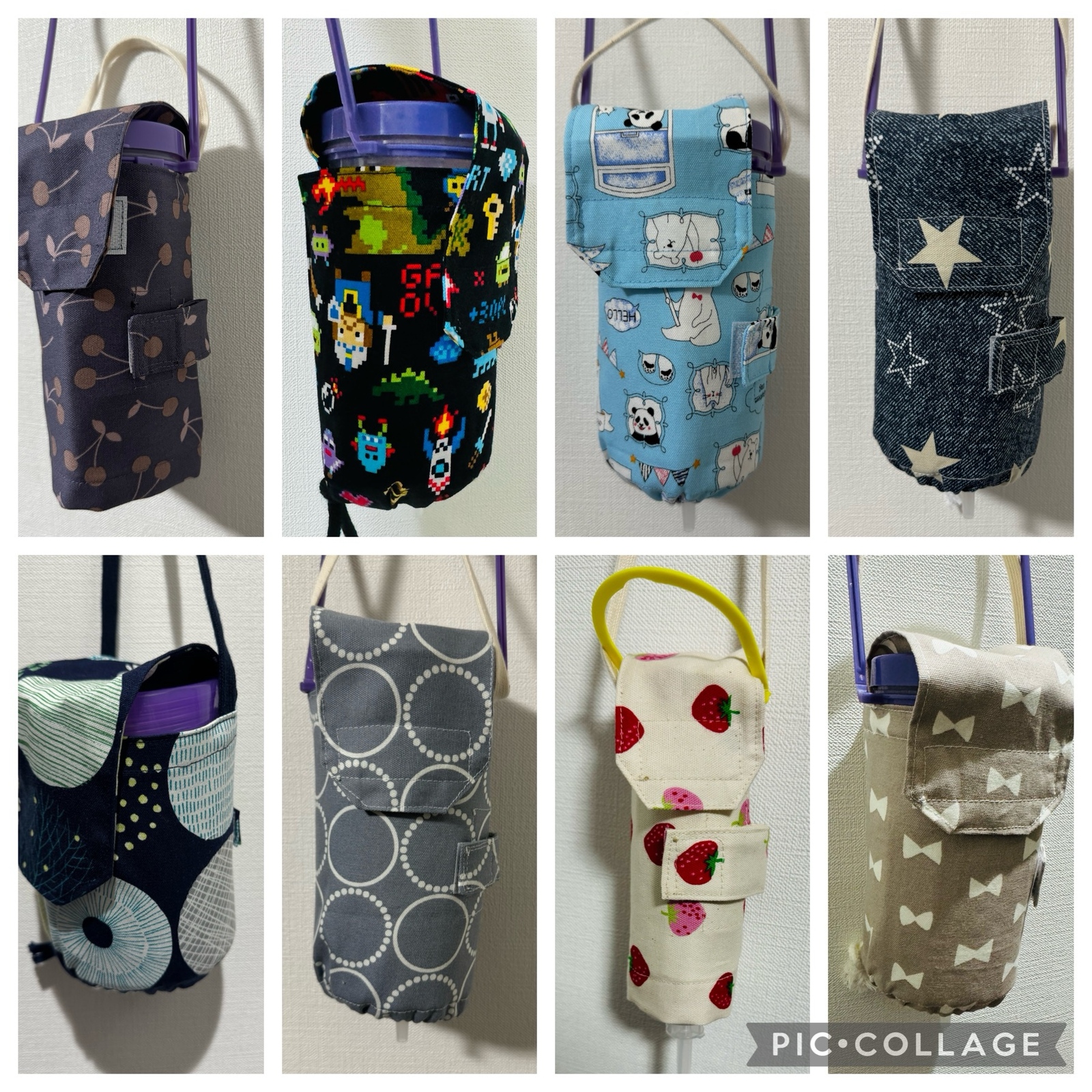 オーダーメイド☆経管栄養 胃ろう 注入ボトルカバー☆医ケア