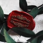 【完全受注】再販⭐︎30mm 「我思う、故に我在り」 フランス語 シーリングスタンプ ヘッド デカルト