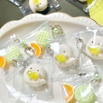 【送料込】メロンおばけまんじゅうとメロンクッキーのボールチェーン