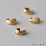 ぽってりとした真鍮イヤーカフ