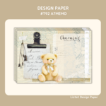 #T92 A7 Designpaper Memo / 1種類 30枚