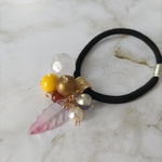 【sale】羽根パーツのついたじゃらじゃらヘアゴム②