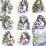 イラスト人物シール Fantasy in dreams 3<S676>