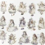 イラスト人物シール The Spiritual Girl <S681>