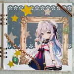 コラージュブック　２４ページ　コラージュ済　イラスト集　イラストブック