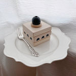 木製ブルーベリーケーキ［かくかくシリーズ］