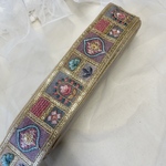 [50cmカット] 1018C、チュール・インド刺繍リボン