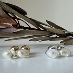 egg pierce（perl）／ピアス／イヤリング