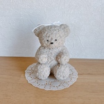 もこもこ ぬいぐるみ くまちゃん キャンドル ♡