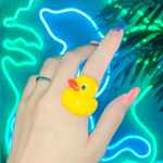 💛アヒルさんリング🐤