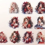 【SALE】ファンタジーフラワーテーマ　赤