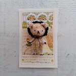 (送料込)  ボネベア( ピーチベージュ) ブロード黒