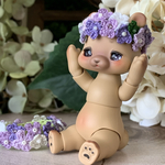 お花冠〜***  パープル　***