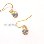 小さなビジューピアス*イヤリング*樹脂ノンホールピアス*