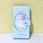 猫好きさんの手帳型スマホケース