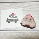 No.68　パトカーはんこ。