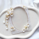  〖 送料¥0 〗花刺繍レースのシンプルトレカケース