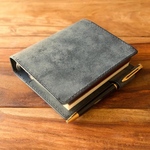  【A様オーダー品】　Micro5 システム手帳 Black【Square】
