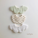 ［お名前刺繍］3枚セット＊ギフトセット＊出産祝い＊名入れ