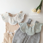 【送料無料】Blommor flower bib  選べるスタイ リバーシブル ギフト 新生児 プレゼント 出産祝い 男女OK 記念日