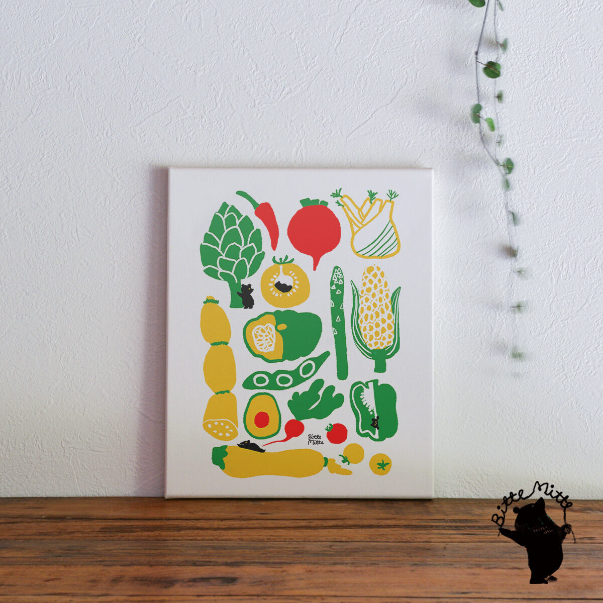【イラストアート】No.527 野菜　キャンバスアート　インテリア 71DDoFeHLDL._UF350,350_QL80_.jpg