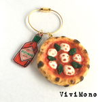 Pizza Margherita バッグチャーム