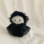 黒のねこさん　ポンチョ付き