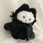 黒のねこさん　ポンチョ付き