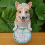 【Ｃ級訳あり品】メイドさん★コーギー