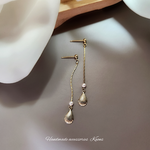 ピアス イヤリング 揺れる ロングピアス ロングイヤリング パールピアス パールイヤリング 華奢 オフィス 可愛い シンプルピアス シンプルイヤリング