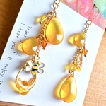 はちみつのドロップピアス