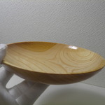 木の器　ケヤキお皿19.2cm