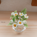(専用）（再販）ちょこんとさん♪素敵を貴方へ✿クレイフラワー マトリカリア セラスチウム 千日紅 NO.MWM1-S7S4D