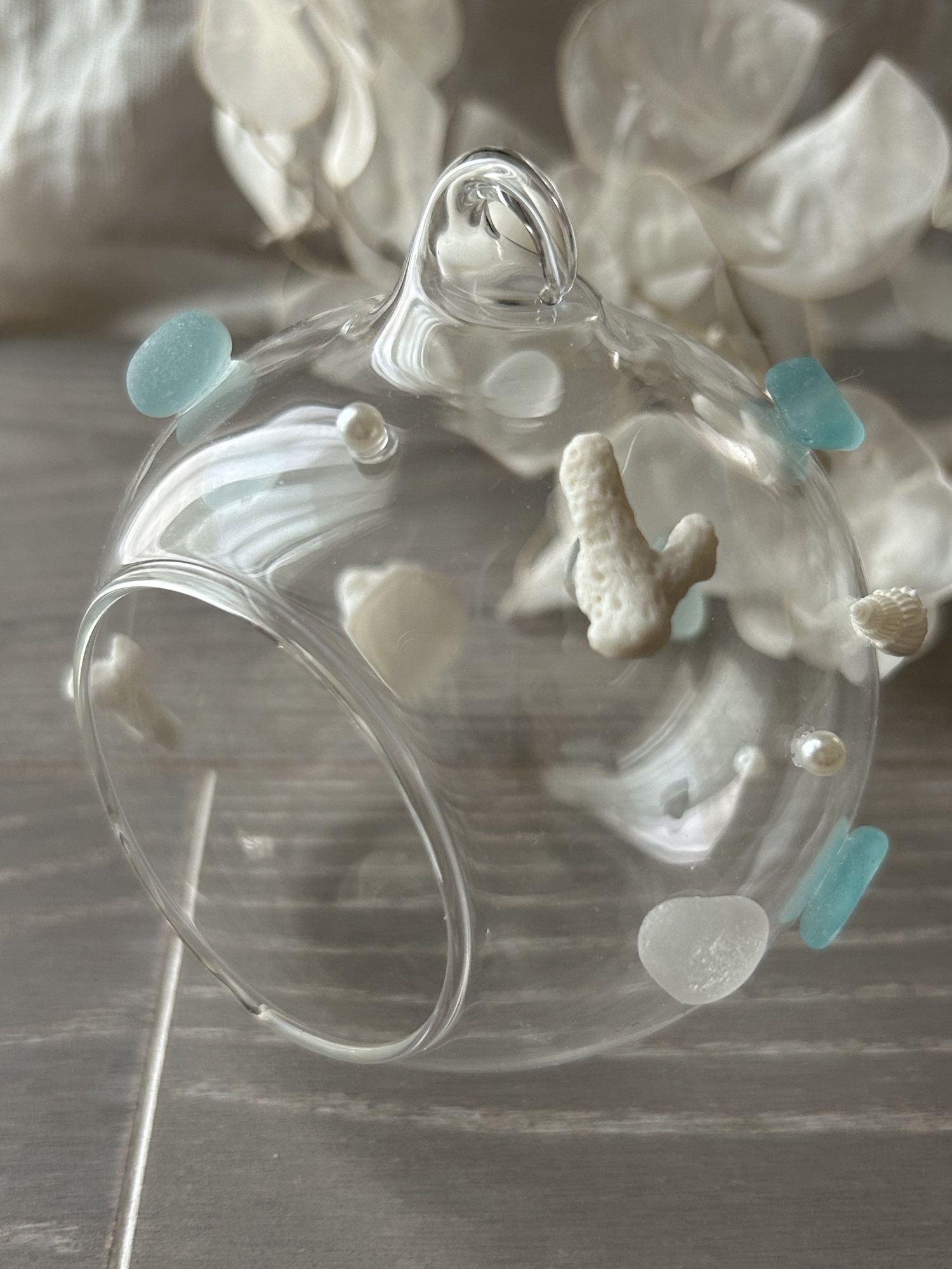 ブルーシーグラスオブジェ ３点セット Amazon.co.jp: ハンドメイドシーグラスアートキット | フレーム