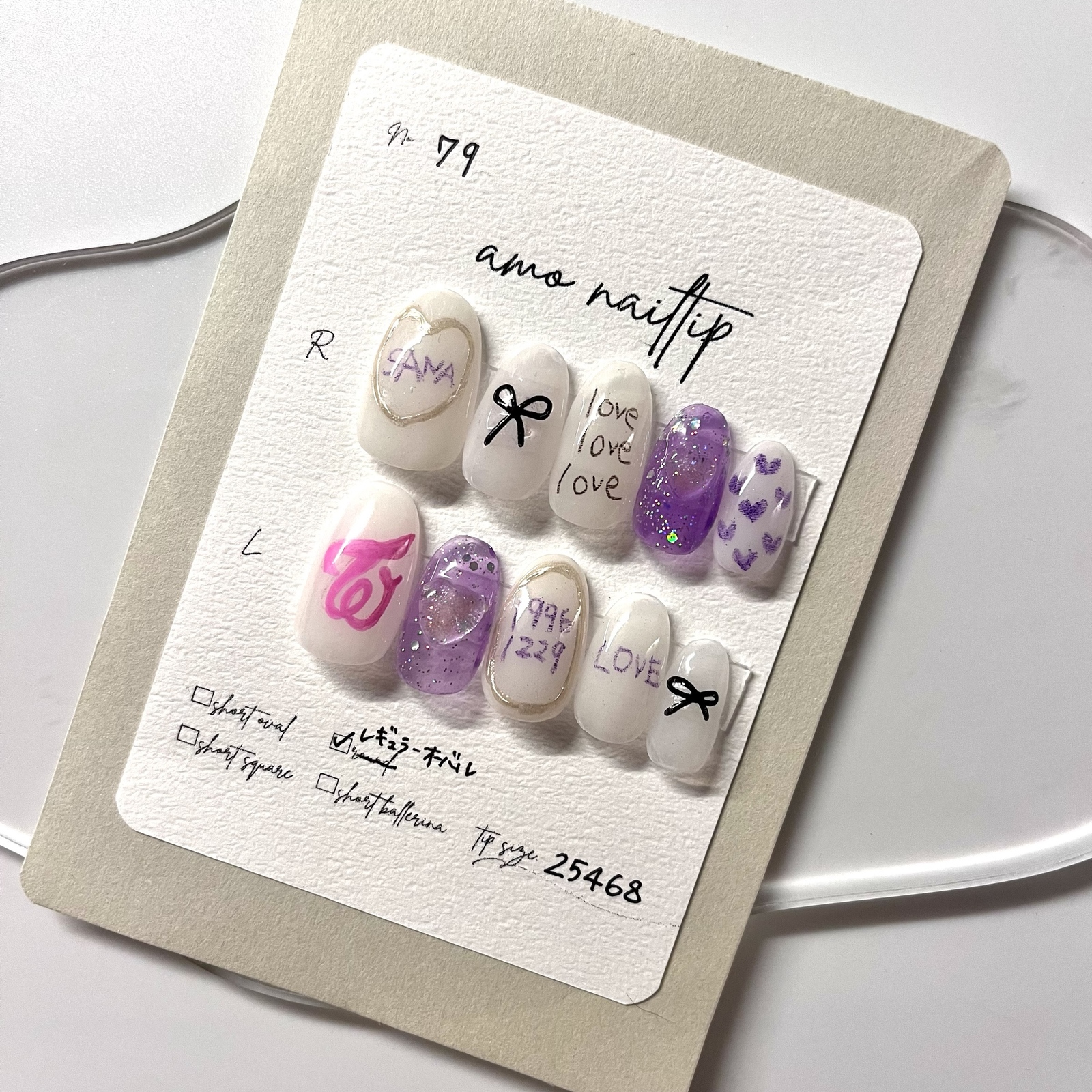 ネイルチップ　オーダーネイルチップ　TWICE TWICEネイル TWICEももりんネイル🩷 来月のMISAMOイベント用にも😳✊ #ネイル