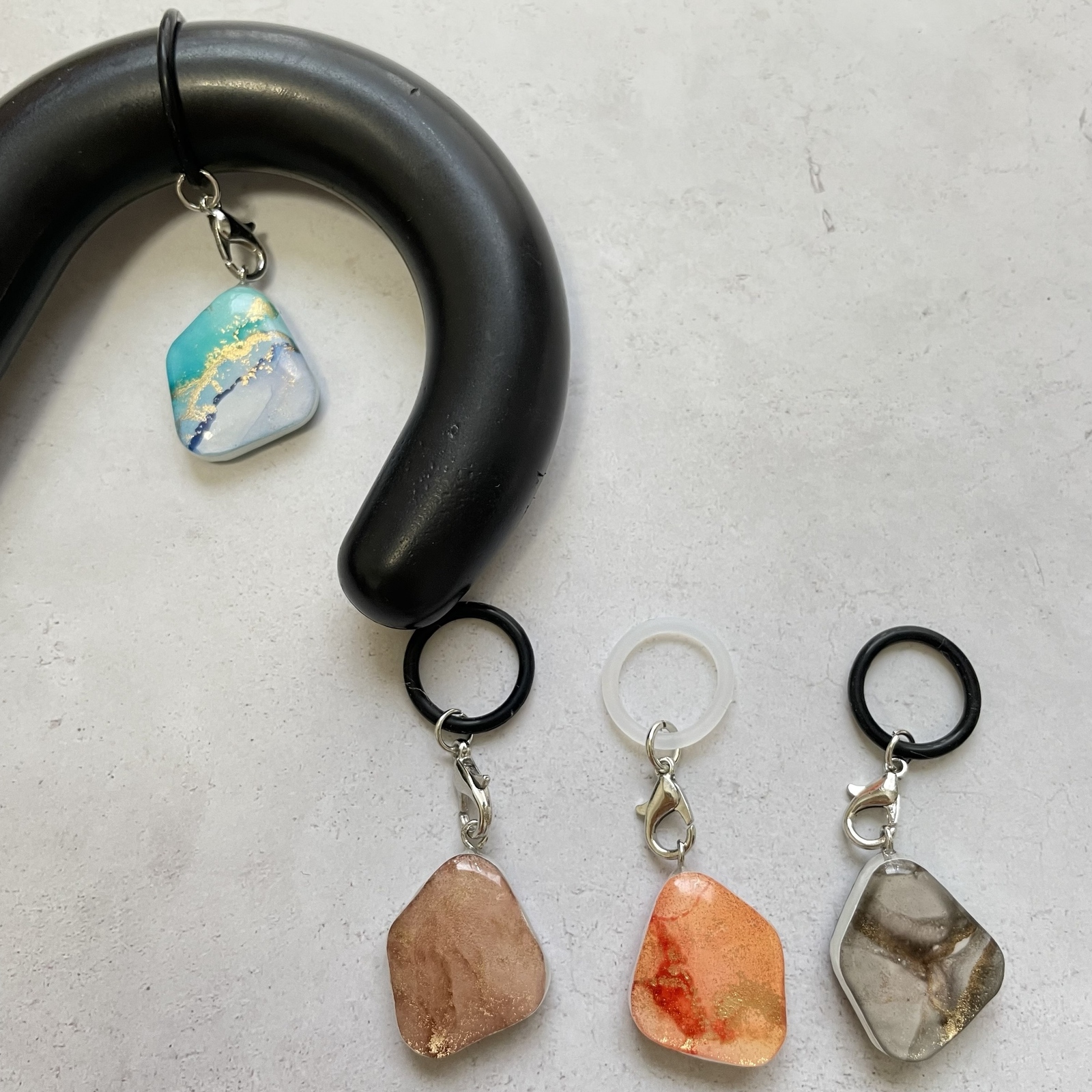 アルコールインクアート - キーホルダー・ストラップの人気通販