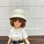 バケちゅこハット/レザー風［ beige］