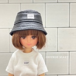 バケちゅこハット/レザー風［ BLACK］