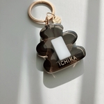 clear name alphabet keyring keychain 【名入れ無料　キーホルダー 】