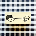 963hanko 消しゴムはんこ: 糸電話