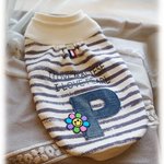 【Oさま専用】ボーダーイニシャル入りタンク　DMサイズ