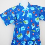 食いしんぼうのカブトムシ☆昆虫の甚平☆80～110サイズ☆男の子