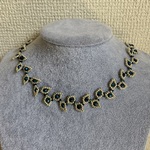  チェコガラスとビーズのネックレス