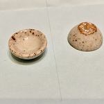 4個　約18mm E364 ミニチュア　どんぶり お椀 小鉢 丼ぶり 陶器　食器　dollhouse