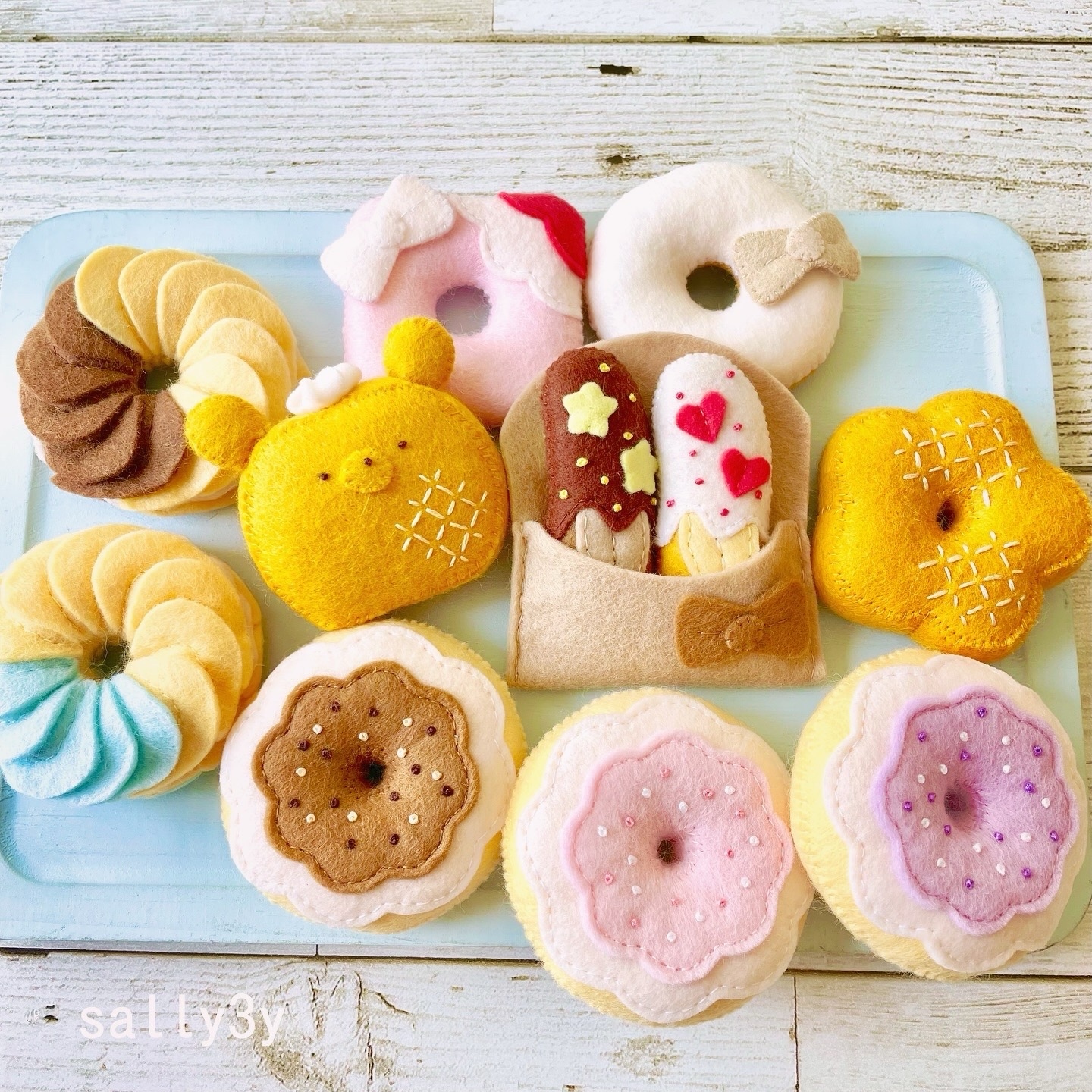 45フェルトままごと　アイスandドーナツ　オーダーページ 45フェルトままごと アイスandドーナツ オーダーページ