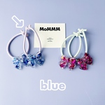 グリッターリボンヘアゴム୨୧blue