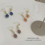 ☆小粒天然石／上品ピアス／イヤリング☆ラピスラズリ