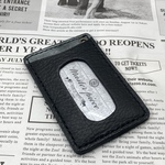 本革　パスケース　定期入れ　アラスカレザー　イタリアンレザー　黒　ブラック　グレー